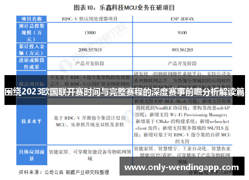 围绕2023欧国联开赛时间与完整赛程的深度赛事前瞻分析解读篇